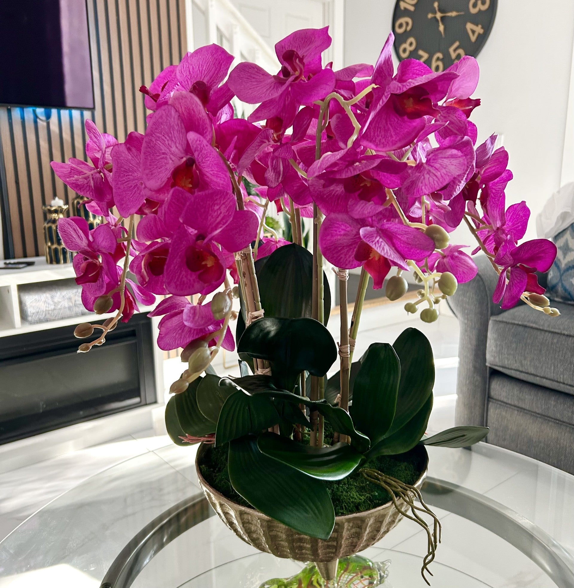 Faux Orchid Arrangements