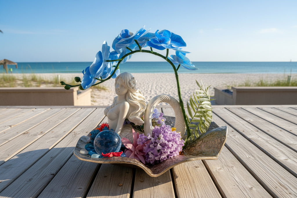 Mermaid in Golden Seashell