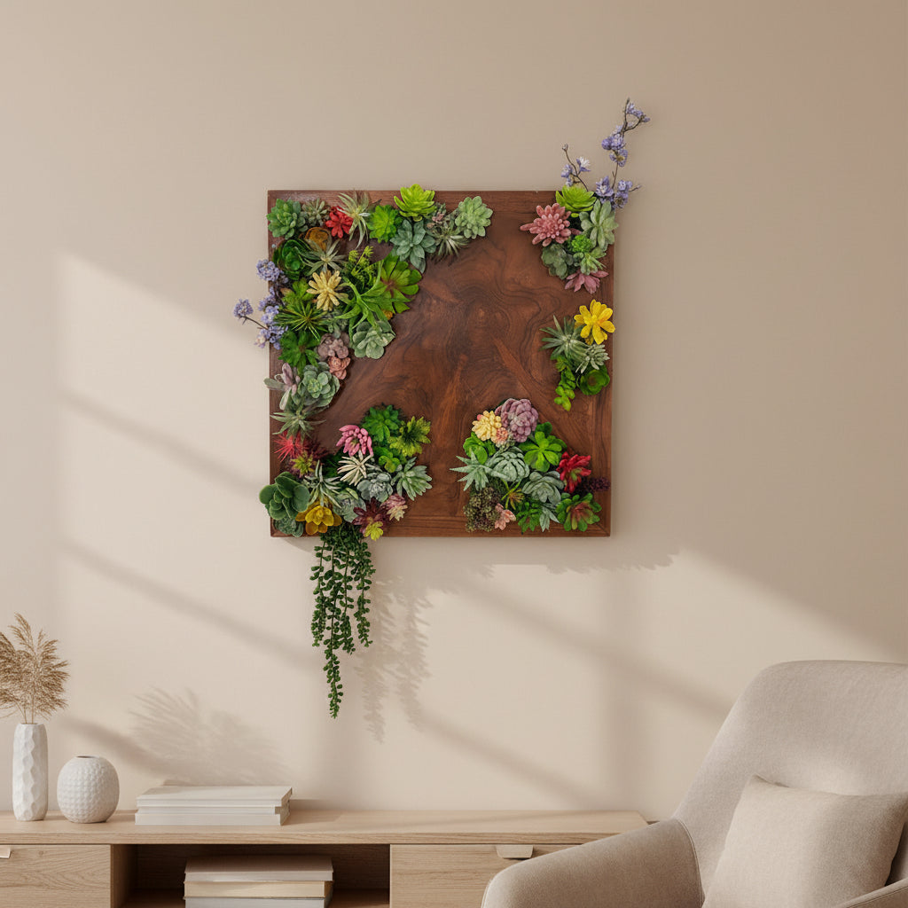 Succulent Hanging Garden
