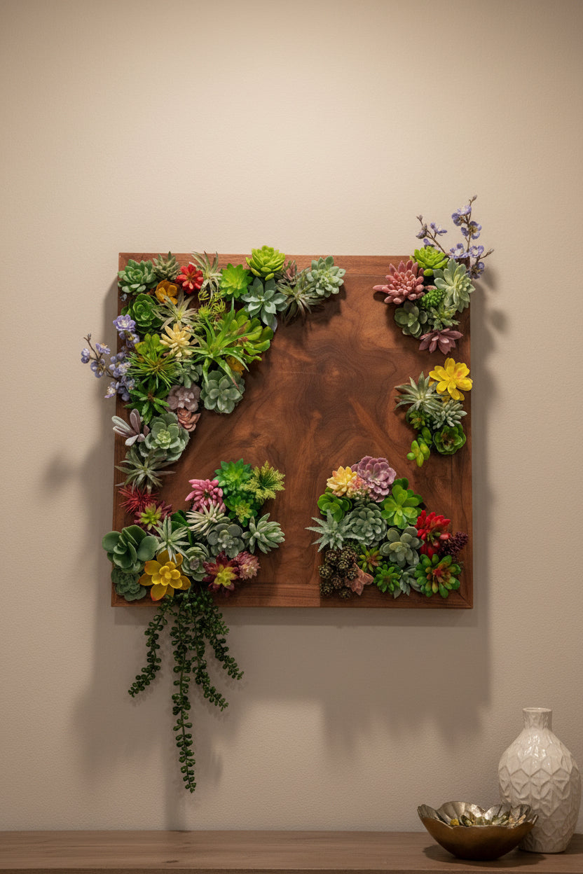 Succulent Hanging Garden