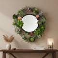 Succulent Wreath Wall Mirror