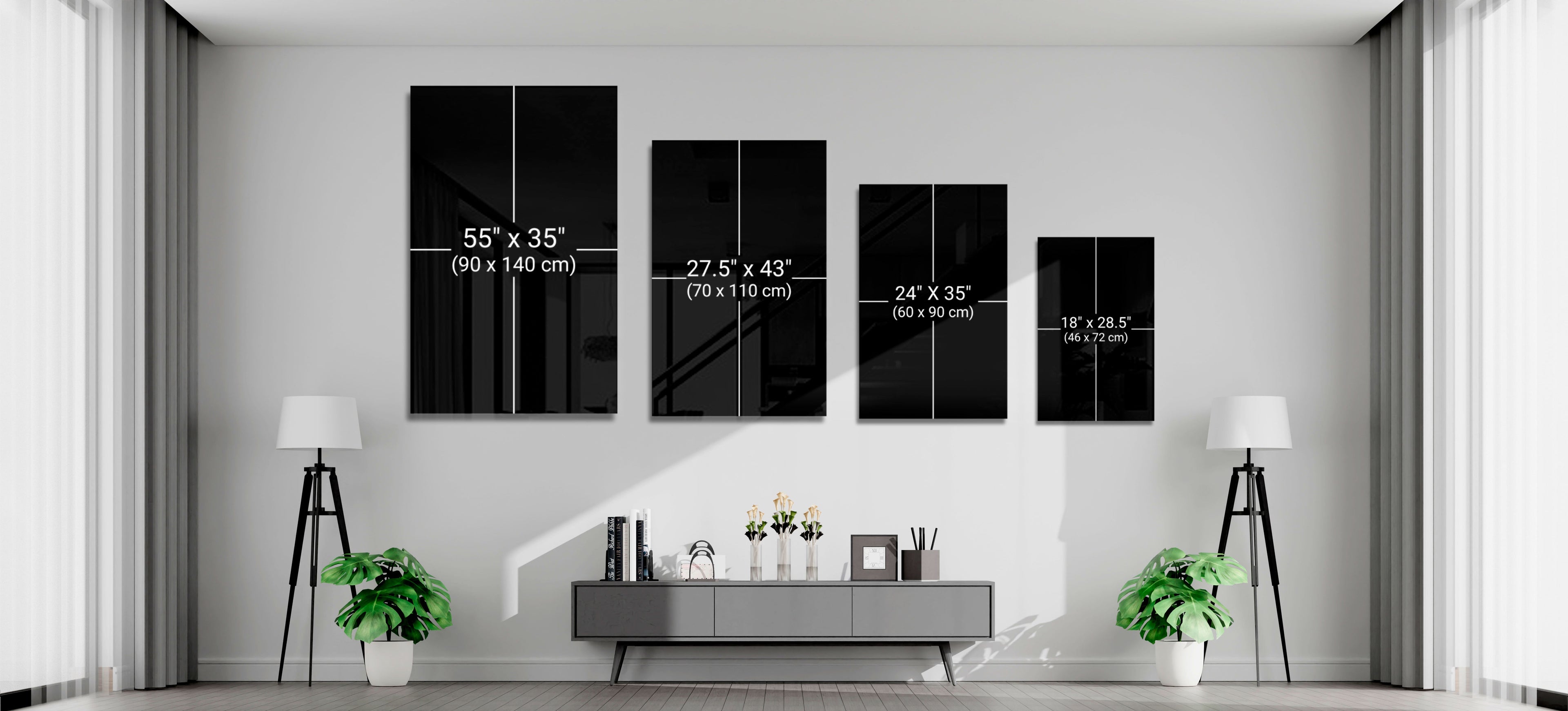 Cross Glass Wall Art