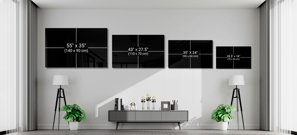 Abstract Depth Glass Wall Art